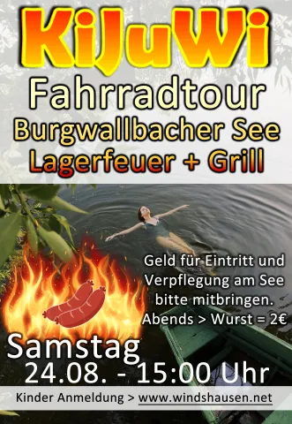 Schwimmen, Lagerfeuer und Grill